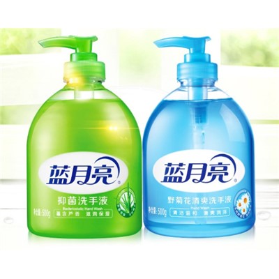 蓝月亮洗手液套装 含芦荟500g瓶 野菊花500g瓶 